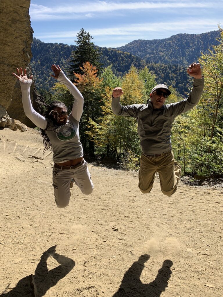 Mike and Client Alum Jump