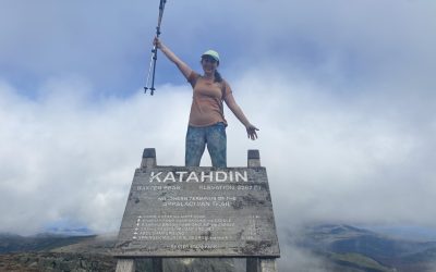 Our Guide, China, on Katahdin.